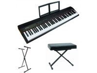 Pack Roland GO:PIANO 88 (GO-88P) + Suporte + Banco Pack Roland GO:PIANO 88 (GO-88P) + Suporte + Banco